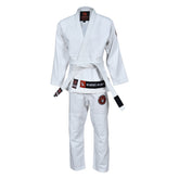Novakik BJJ GI with Belt and Bag – White Alpha Series 450 GSM Kimono Jiu Jitsu Uniform
